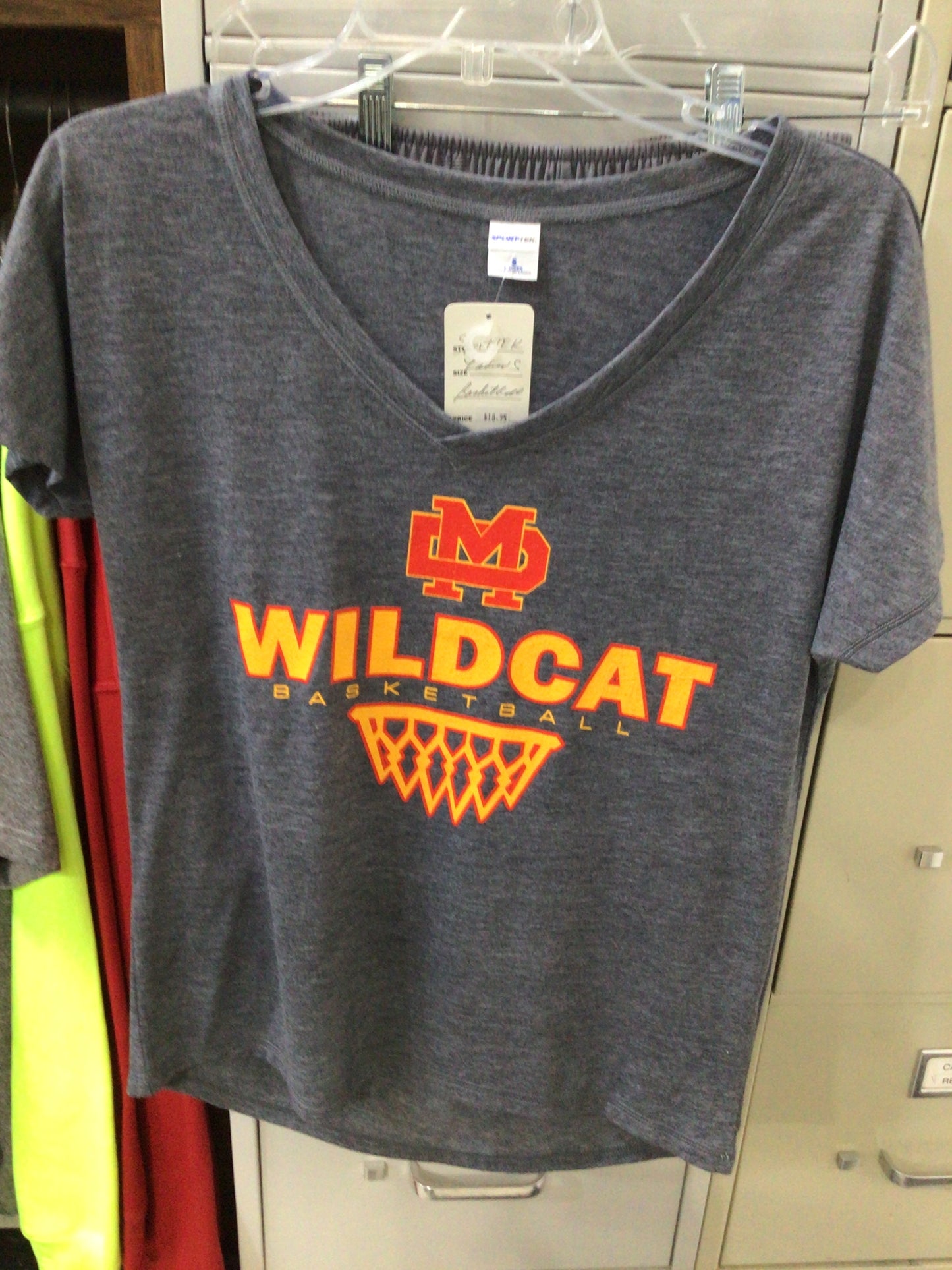 Mater Dei - Ladies Basketball Hoop Sport Tek VNeck