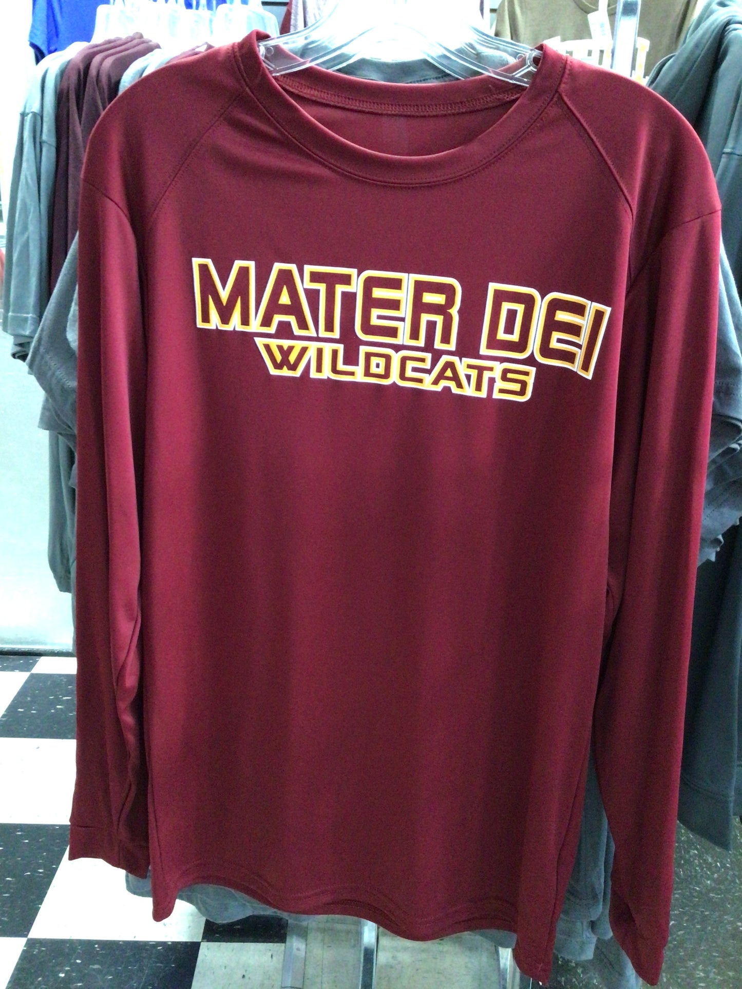 Mater Dei - Badger Outline L/S Dri Fit