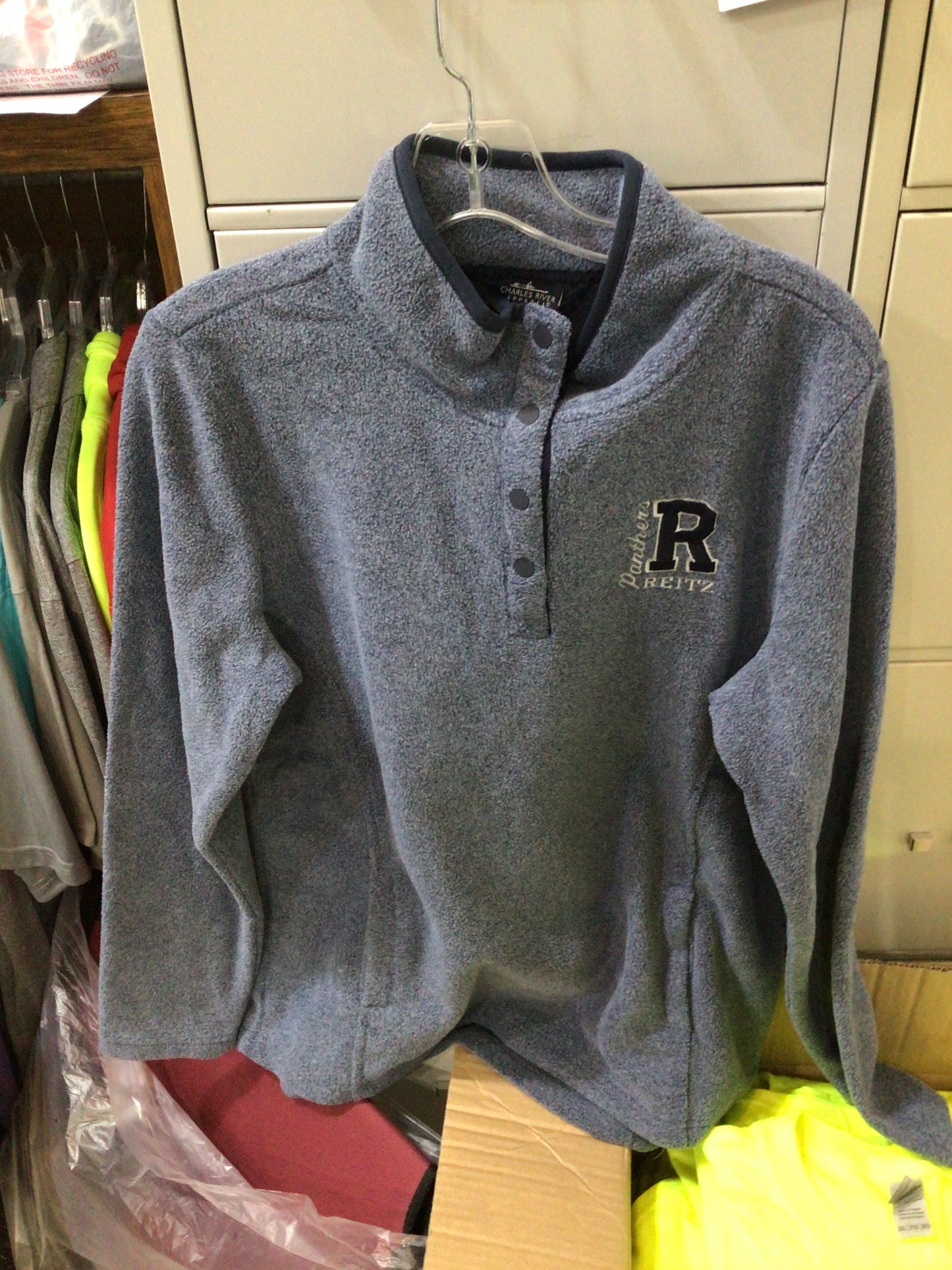 Reitz - R Panthers Fleece 1/4 Button up