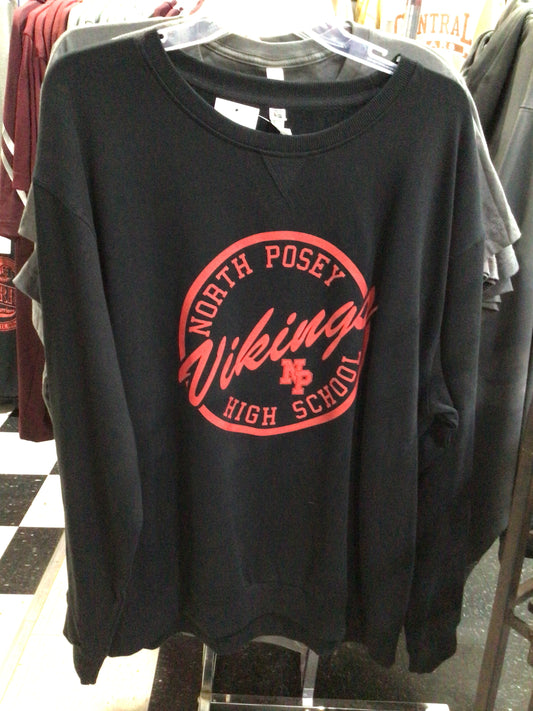 North Posey - Circle Pennant Cross-V Crew