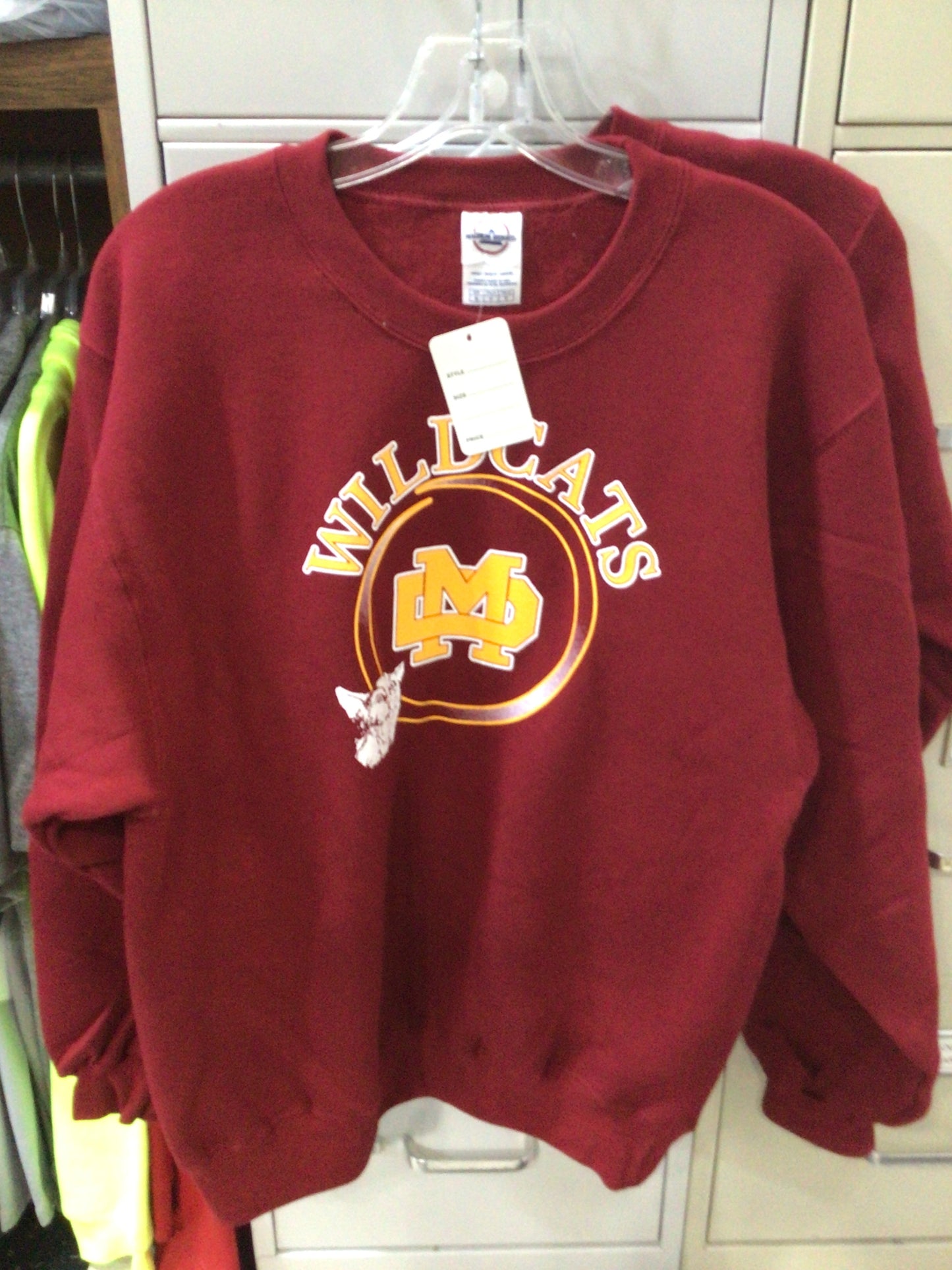 Mater Dei - Wildcat Head Delta Crew Sweatshirt