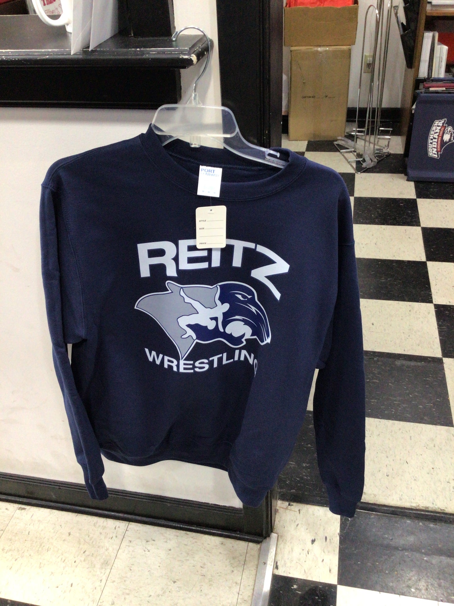 Reitz- Wrestling Panther Head P+Co Crewneck