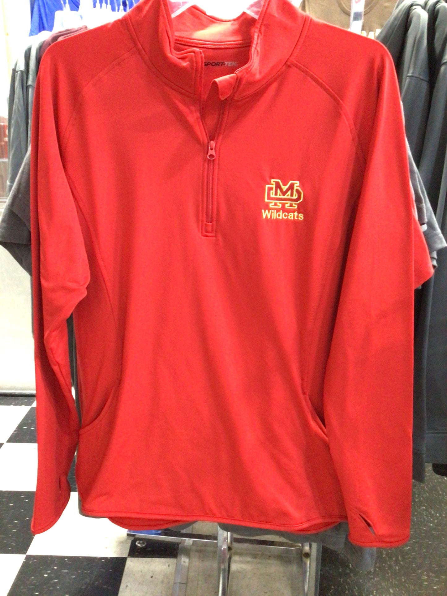 Mater Dei - Ladies Interlock MD Stretch 1/4 Zip