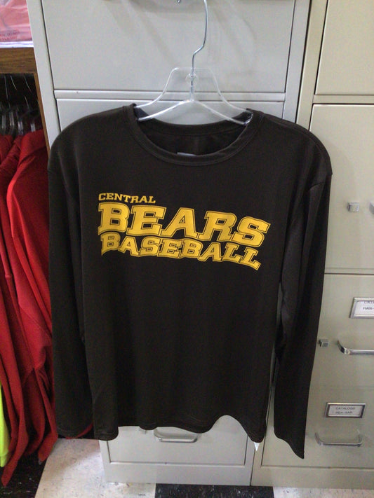 Central - Bears Baseball A4 Performance L/S