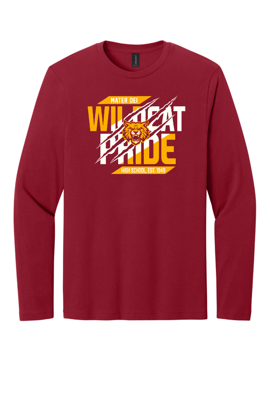 Mater Dei - Gildan L/S Wildcat Pride Claw Marks