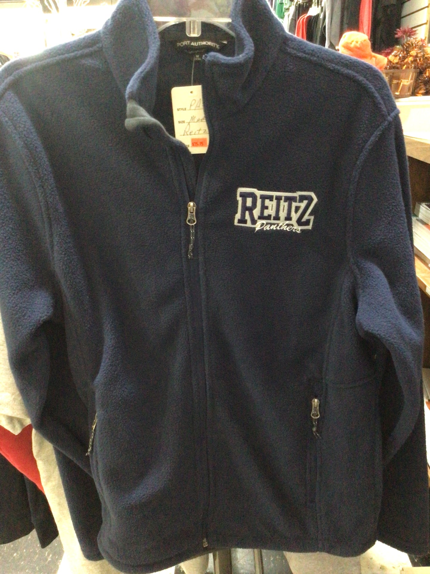 Reitz -  Panthers Twill Fleece Full Zip Jkt