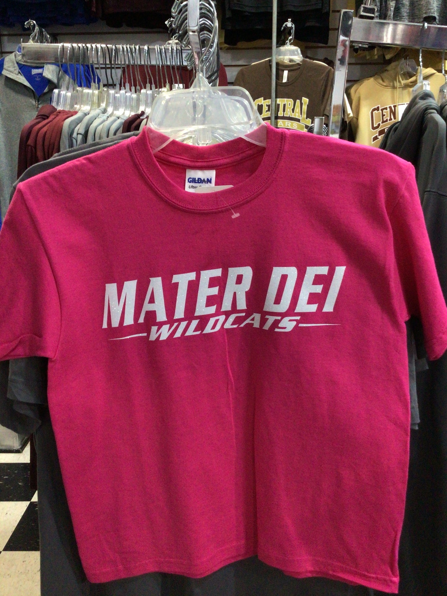 Mater Dei - Youth Mater Dei Wildcats Glitter S/S Tee