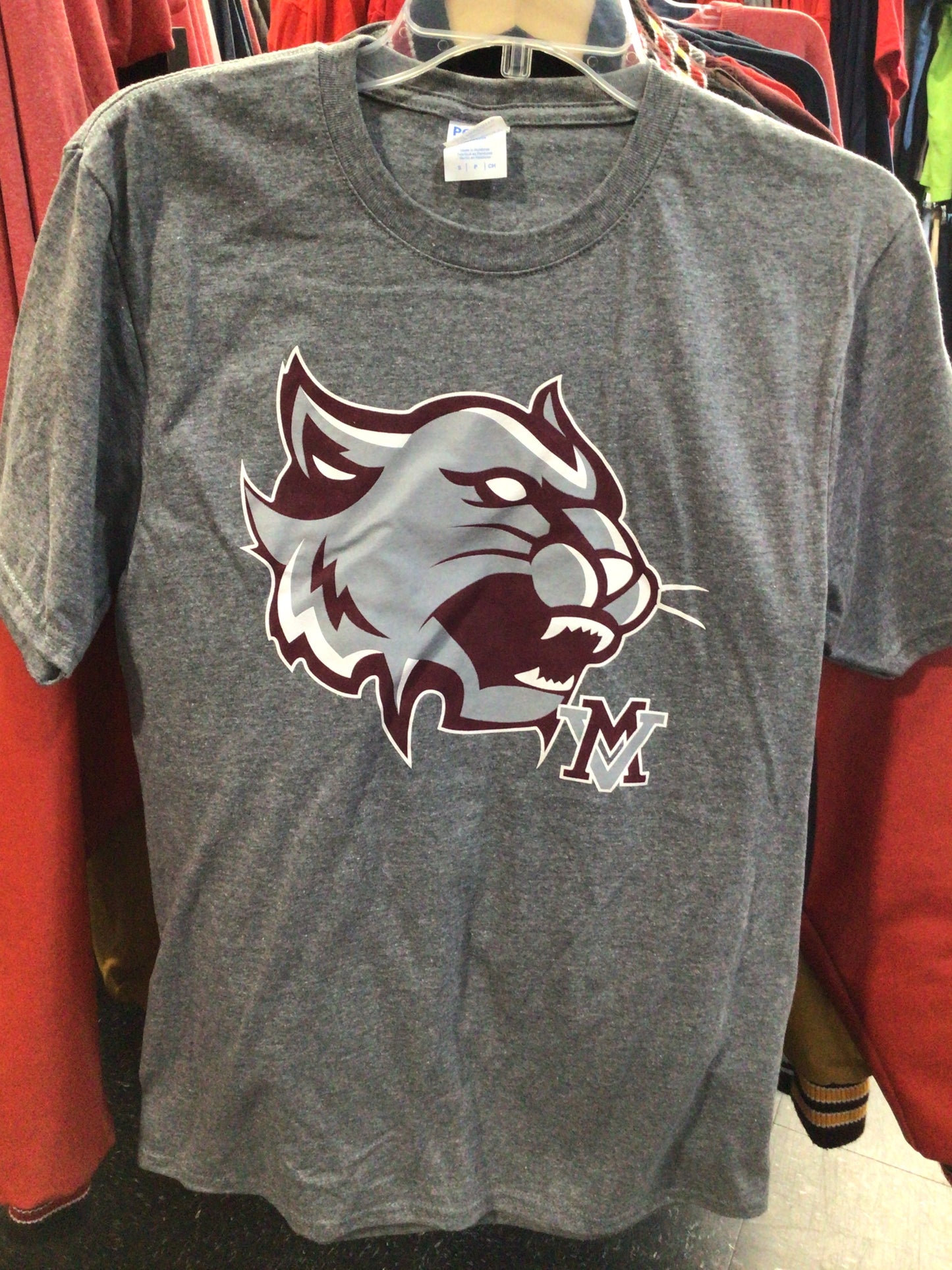 Mt. Vernon - Wildcat Head P+C Tee