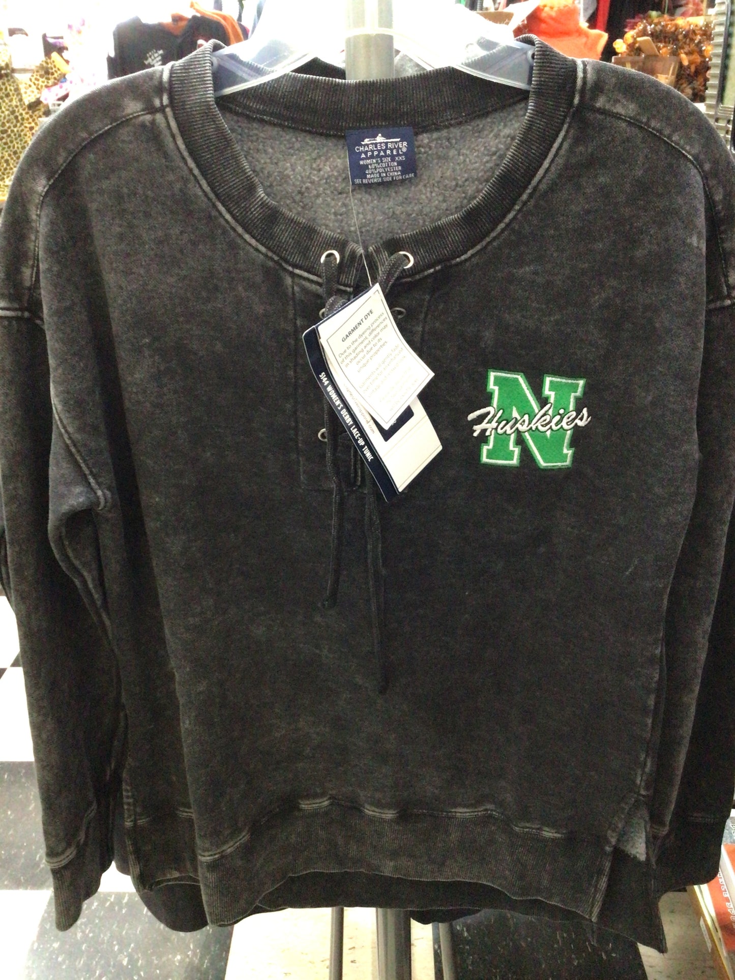North - NHuskies Women’s Lace Up Tunic