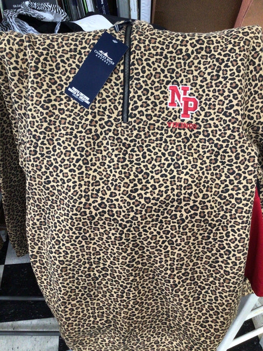 North Posey - Leopard Print 1/4 Zip