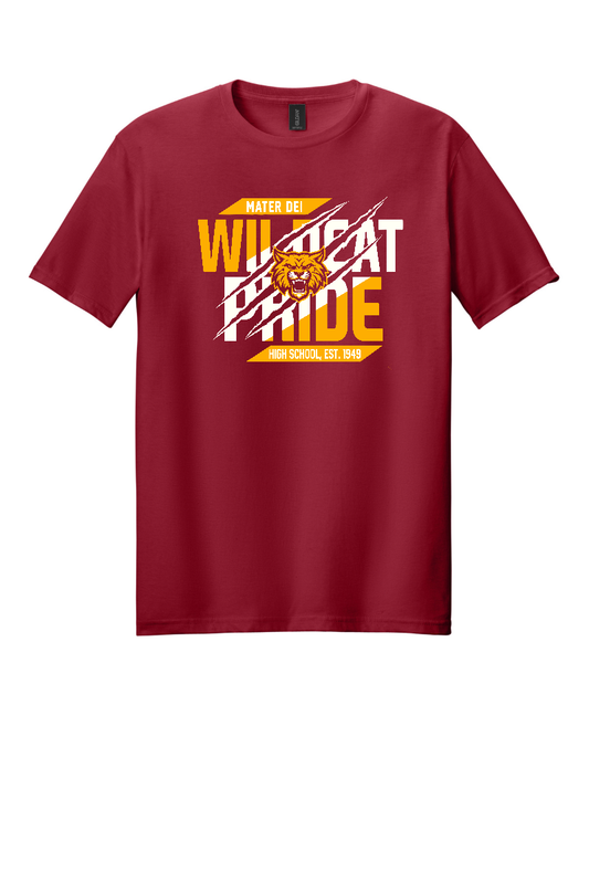 Mater Dei - Gildan S/S Wildcat Pride Claw Marks