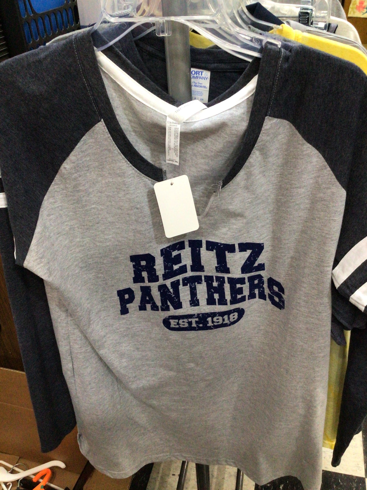 Reitz - Distressed EST L/S LAT Jersey Tee