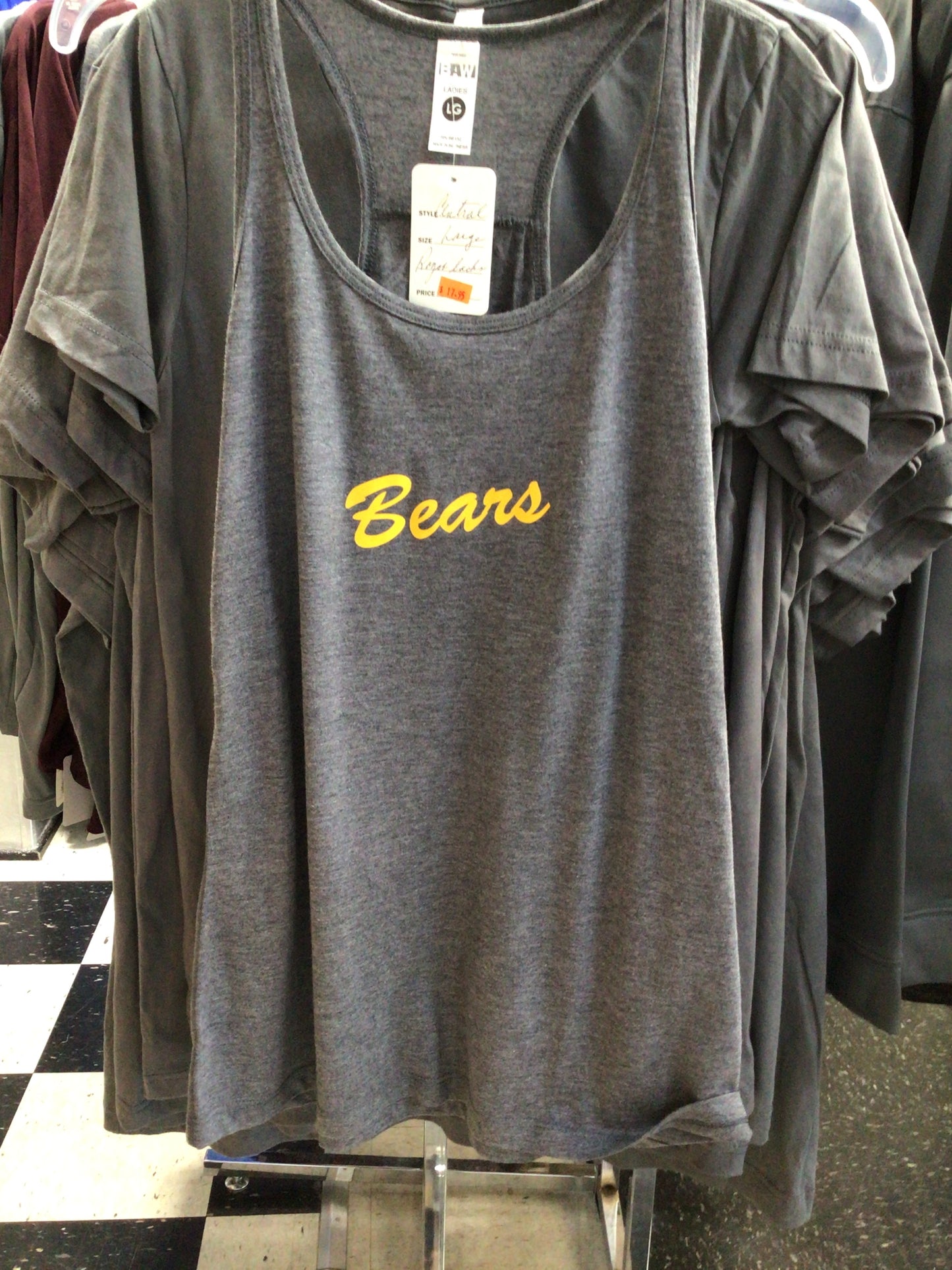 Central - Ladies Bears Tank