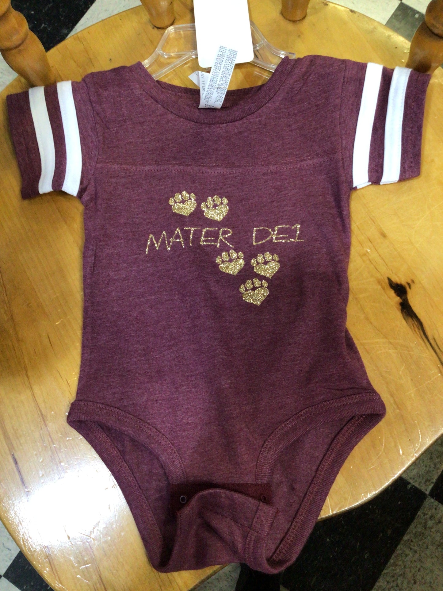 Mater Dei - Glitter Paws Infant Onesie
