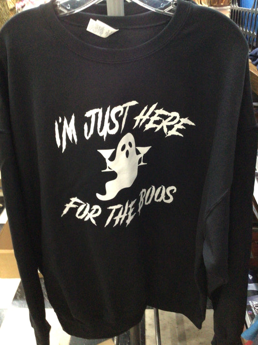 Halloween - Here For The Boos Crewneck