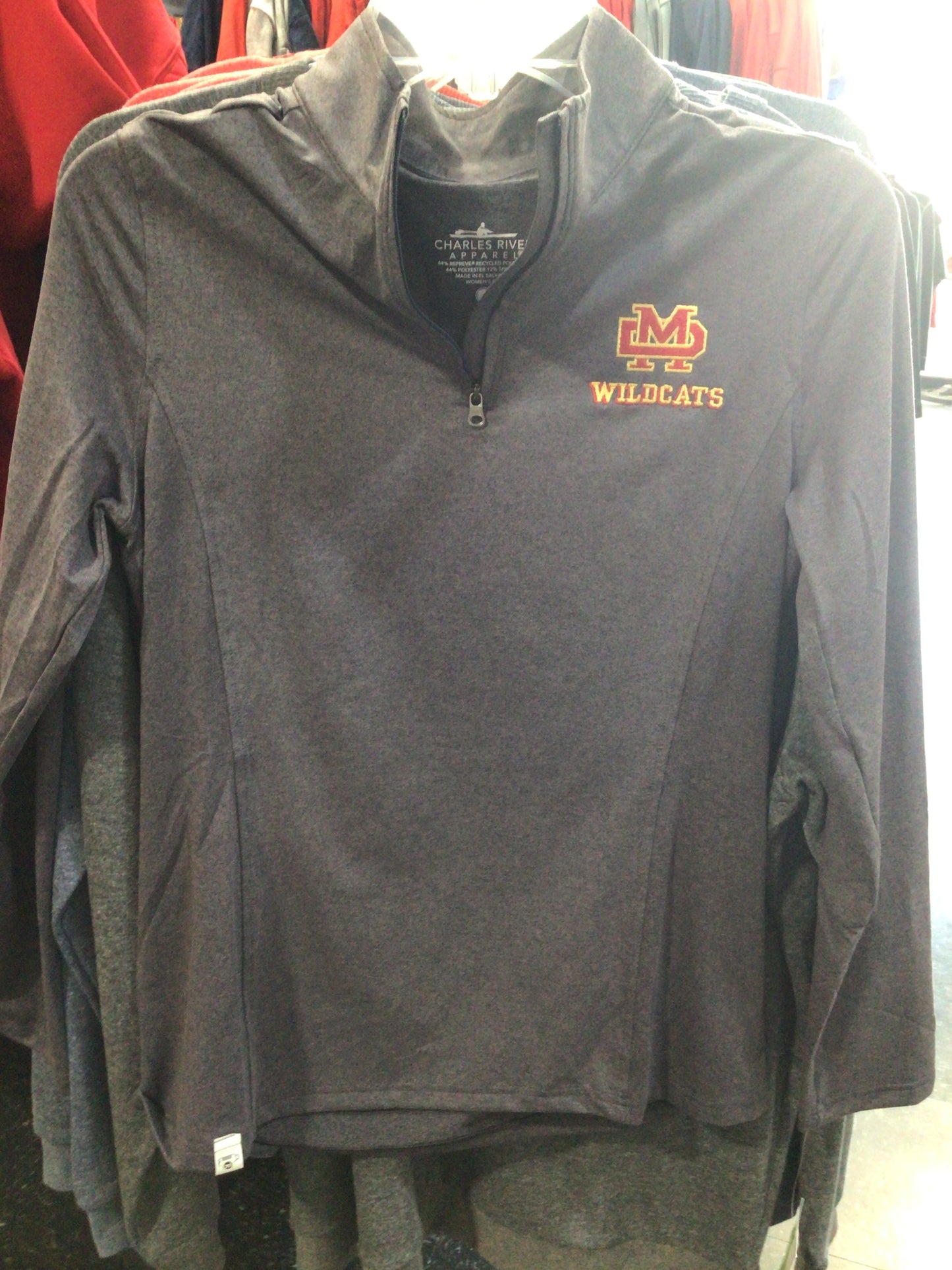 Mater Dei - Women’s Heathered C.R. Interlock MD 1/4 Zip
