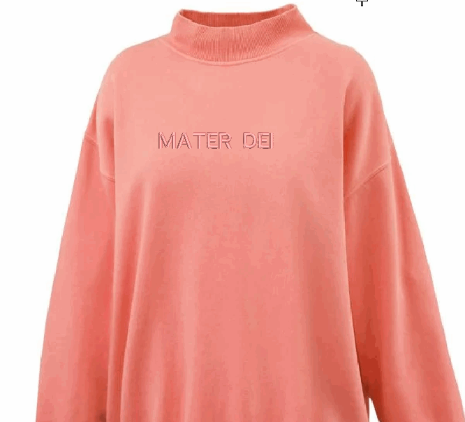 Mater Dei - Pennant Mockneck Sweatsirt